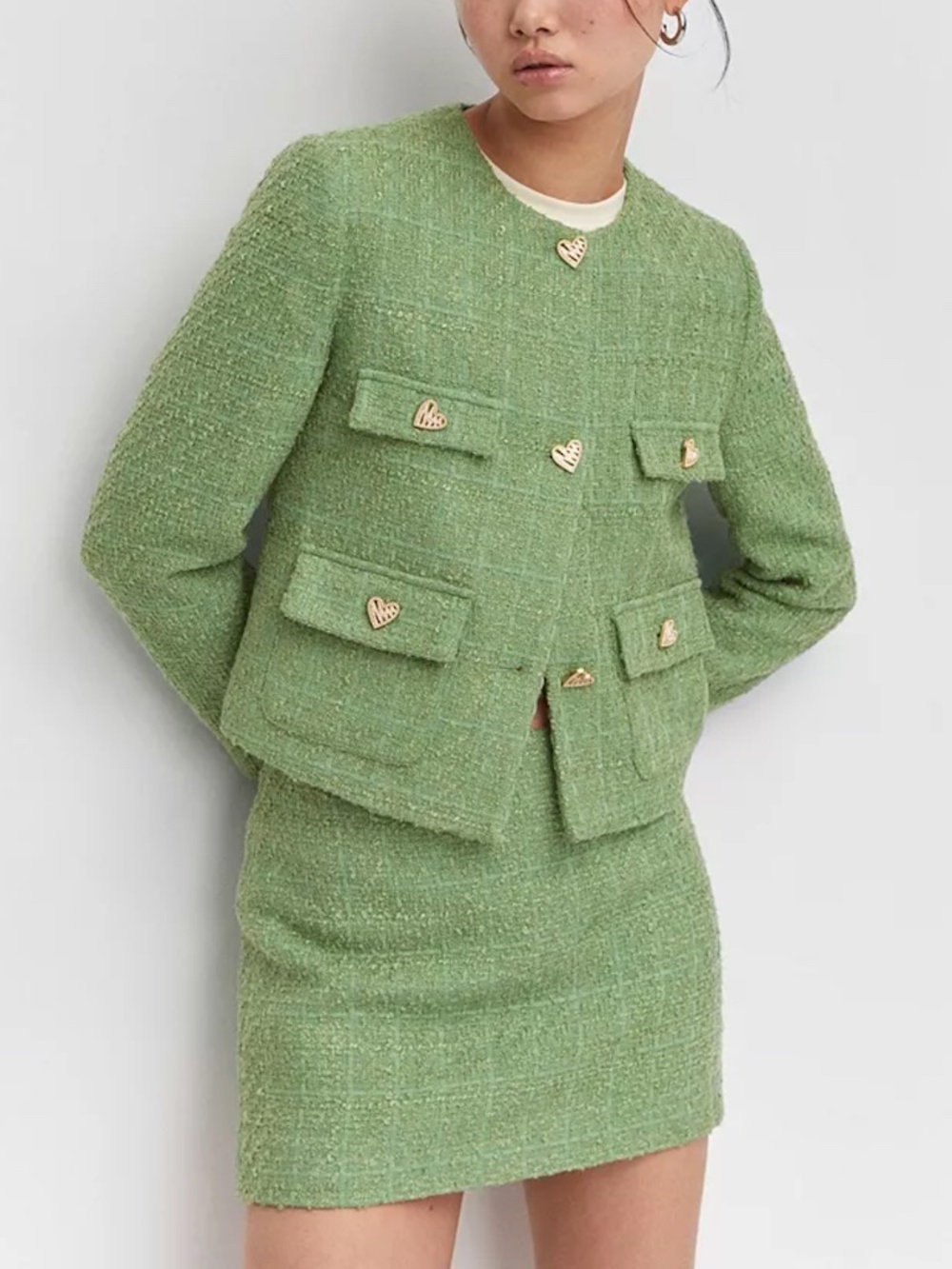 Green Tweed Mango Matching Set - Picture 5 of 16